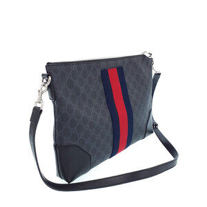 Gucci GG Canvas Messenger Crossbody Shoulder Supreme Bag